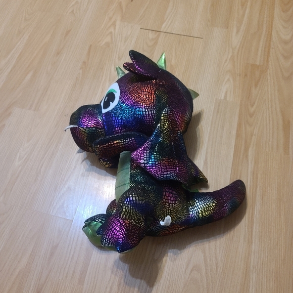 Colorful Dragon Unicorn plushy stuffed animal - Picture 3 of 5